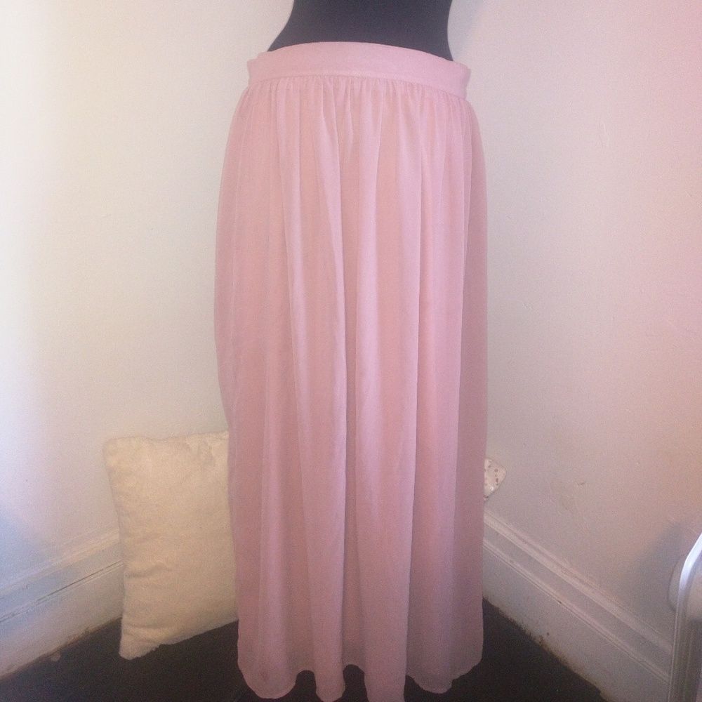 Pink  Maxi Skirt